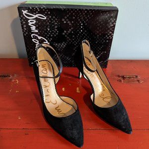 Sam Edelman Tia Black Suede Heels